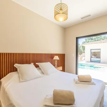 Anna Piscine, 10' De La Plage, Canetto, Villa Bonifacio (Corsica)