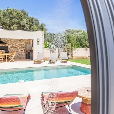 Anna Piscine, 10' De La Plage, Canetto, Villa Bonifacio (Corsica)