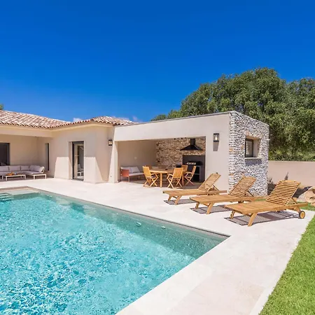 Anna Piscine, 10' De La Plage, Canetto, Villa Bonifacio (Corsica)